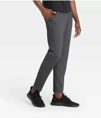 SIZE LARGE All In Motion Mens Jogger Pants Athletic Training   Stretch Zipper !! • $19.97