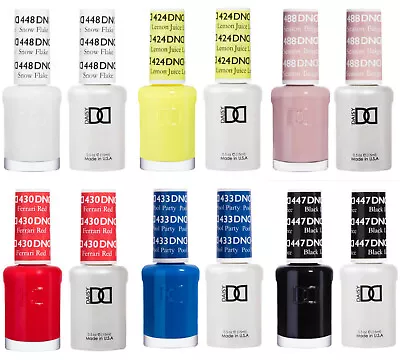 DND Duo Gel & Nail Polish Set 2x15ml - Sorted (#401 - 599) - 451 Colours • £10.99