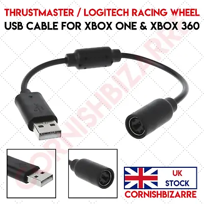 Thrustmaster / Logitech Racing Wheel Breakaway Usb Cable - Xbox One & Xbox 360 • $7.57