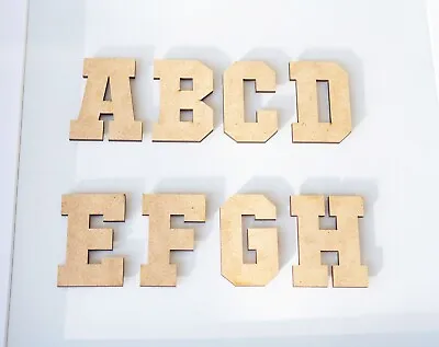 Collegiate MDF Wooden Letters Custom Cut Letters Names Words Price Per Letter • $4.50