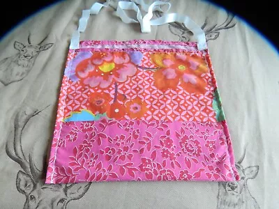 Handmade Over Shoulder Pink Rose Peg Bag • £4.29