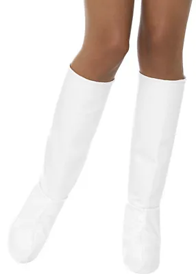 £19.99 • Buy Adult Womens 60s White GoGo Boot Covers