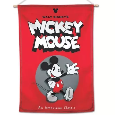 Mickey Mouse 28 X40  Banner Flag Disney Officially Licensed High Quality • $24.72