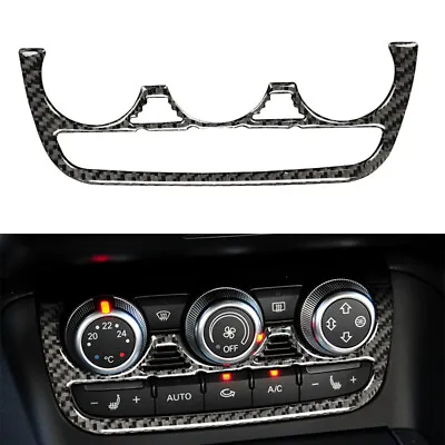 Carbon Fiber Center Console AC Switch Cover Panel For Audi TT 8N 8J MK123 08-14 • $17.99