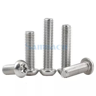 M3-M12 304 Stainless Tamper Proof Screw Security Button Head Round Pan Bolts • £3.12