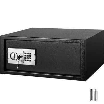 $80.31 • Buy Happybuy 0.8 Cu. Ft. Security Safe Box ,Safe Deposit Box With Key Lock
