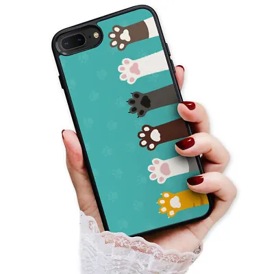 $9.99 • Buy ( For IPhone 7 Plus ) Back Case Cover AJ13552 Cat Paw