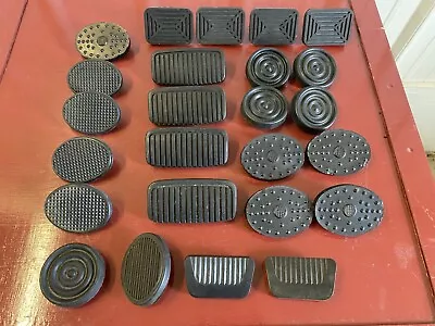 NORS 1930 's 1940 's 1950 's BRAKE CLUTCH PEDAL PAD MIXED LOT (25) NEW • $24.99