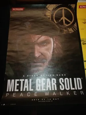$149.99 • Buy Metal Gear Solid Peace Walker Japanese B2 Promo Poster 2009 Tokyo Game Show