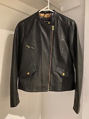 Massimo Dutti Leather Jacket - As New • $160