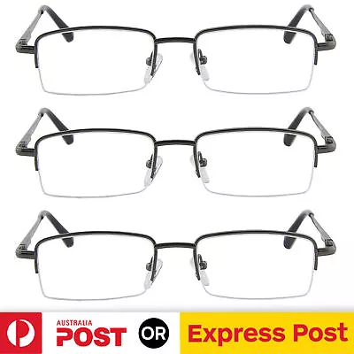 Metal Readers Blue Light Blocking Portable Reading Glasses For Women Men • $8.50