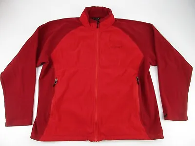 Mens XXL Marmot Fleece Full Zip Red Liner Jacket • $25