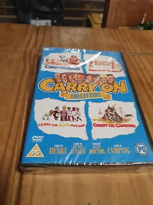 Carry On Collection DVD Box Set New Sealed Carry On .Henry/Jungle/Doctor/Camping • £18.90