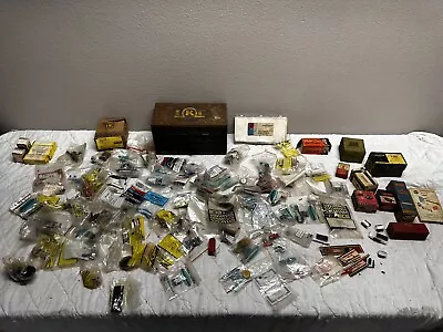 $10 • Buy Vintage NOS Electronic Vacuum Tubes Radio TV Parts Etc Lot Untested