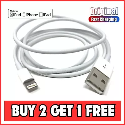 IPhone Charger Cable USB Fast Lead For Apple IPhone 6 7 8 X 11 12 13 14 Pro Max • £3.45