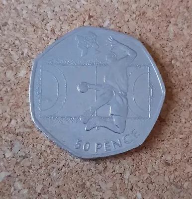 London Olympics 2011 Handball 50p Coin • £2.50