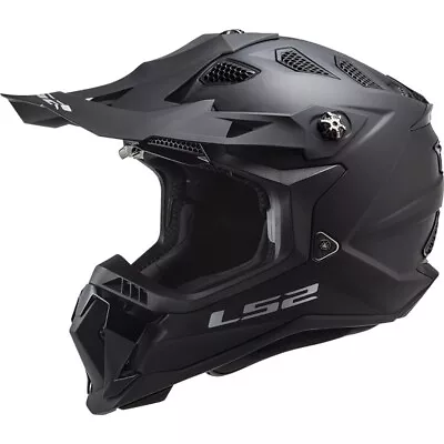 LS2 MX700 Subverter Evo MX Helmet Matte Black XXL Motocross/Enduro Helmet NEW++ • $137.69