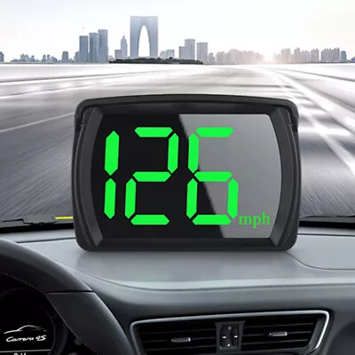 $17 • Buy Digital Speedometer Universal GPS Car HUD Head Up Display MPH Plug & Play