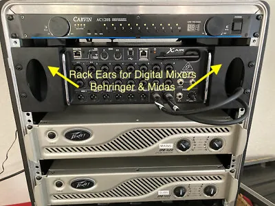 Improved - Rack Ears - Behringer XR16 XR18 SD16 & Midas MR16 MR18 Digital Mixers • $26.50