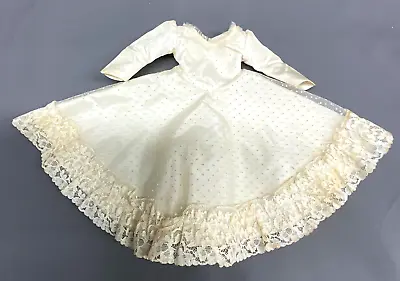 1950s MARY HOYER Tagged WEDDING GOWN - Outfit For 14  Vtg Hard Plastic Doll MH99 • $39.99