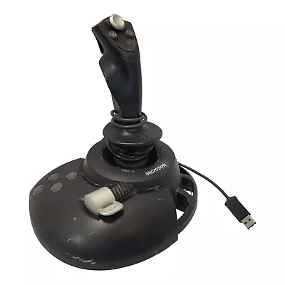 Microsoft SideWinder Precision 2 Gaming Joystick For PC Game USB - UNTESTED • $19.99