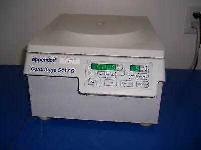 13021 Eppendorf 5417C Centrifuge W/ Rotor Wont Change Settings • $250