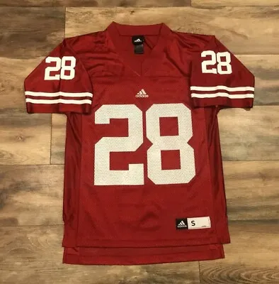 Wisconsin Badgers Adidas NCAA College Football Jersey #28 Mens Small Montee Ball • $41.99