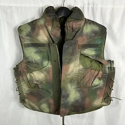 Vietnam War US Army M69 Flak Vest Body Armor Hand Painted Camouflage  • $350