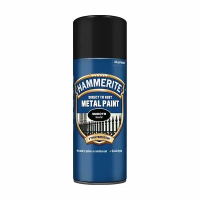 Hammerite Direct To Rust Aerosol Quick Drying Metal Spray Paint 400ml • £62.99