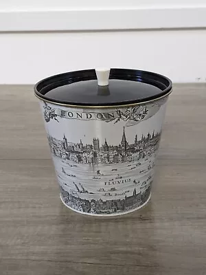 London Biscuit Barrel Storage Tin Great Detail • £12.99