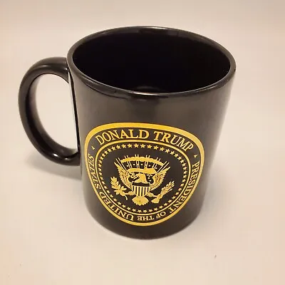 $17.19 • Buy Donald Trump President Of The United States Of America Black & Gold Coffee Mug