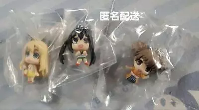 K-ON! Cute Figure Mascot Azusa Nakano Tsumugi Kotobuki Jyun Set Lot Of 3 • $54.56