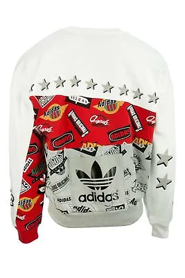 $35 • Buy Adidas Originals Men's Blocked Sweatshirt Jumper - Multicolored - Clearance