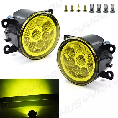 Golden Yellow Fog Lights Lamp W/ H11 Bulbs For Subaru WRX STI Impreza Outback • $36.99