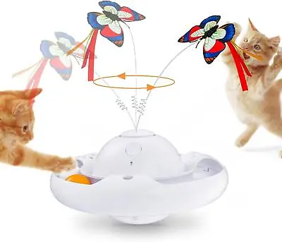 3 In 1 Interactive Cat Toys Smart Automatic Cat Toy Electric Kitten Toy UK • £13.90