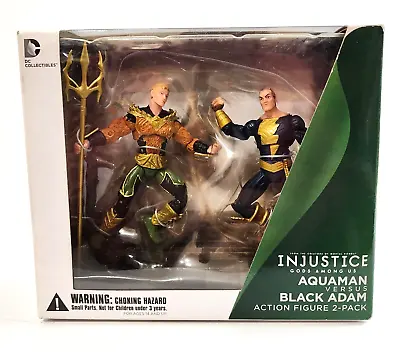 DC Collectibles 2012  Injustice Aquaman VS Black Adam Action Figure 2-Pack • $45