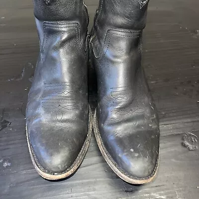 Vintage Mens Black Frye Boots 10 D • $66.94