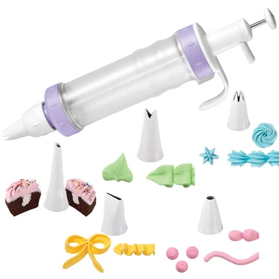 £17.99 • Buy Wilton Cake Dessert Decorator Plus Including 5 Decorating Tips Nozzles