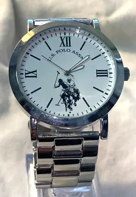 U.S POLO ASSN. WATCH Stainless Steel Band Water Resistant  USC80496 • $9.50