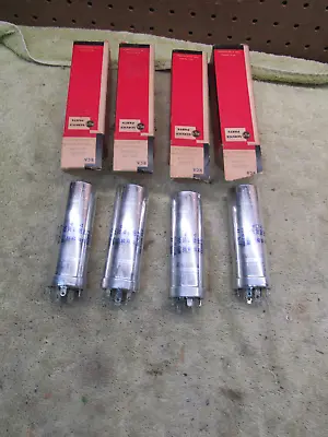 (4) NOS RCA/MALLORY FP Electrolytic Can Capacitor 100/350 10/350 20/350 20/150 • $65