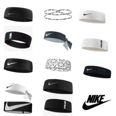 Nike Headbands Hairbands Men Women Unisex Sports Running Workout Gym Athletic • £11.99