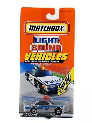Matchbox Mercedes AMG 500 SEC Police Light & Sound Vehicles Rare All Orange Card • $89.95