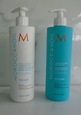 MOROCCANOIL EXTRA VOLUME SHAMPOO & CONDITIONER 16.9 OZ -fine To Medium Hair DUO • $59.99