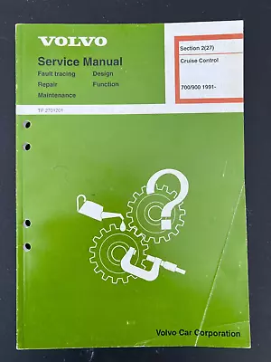 Volvo 740 760 780 940 960 Cruise Control Service Manual 1991 1992 1993 1994 • $39.95