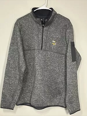 Antigua Sweatshirt MN Vikings 1/4 Zip Size Large • $15