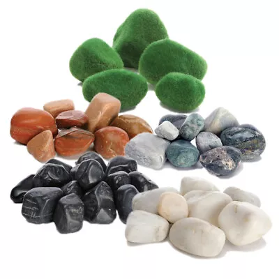 £9.70 • Buy Oase Biorb Feng Shui Pebble Pack Red White Green Black Fish Tank Pebbles