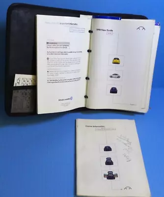 98 1998 Volkswagen New Beetle/Beetle Owners Manual • $19.95