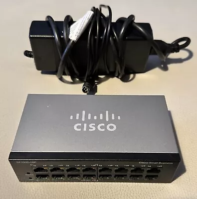 Cisco SF100D-16P 16 Port PoE Switch With PSU • £50