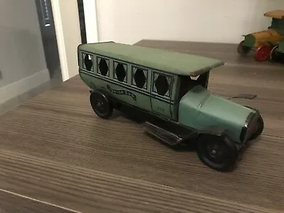 Rare Lot Of 12 Vintage J. Chein Tin Toy Trucks Train Wind Up Toys. • $1150