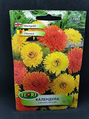 Marigold Calendula Officials Common Marigold 180 Seeds • £0.99